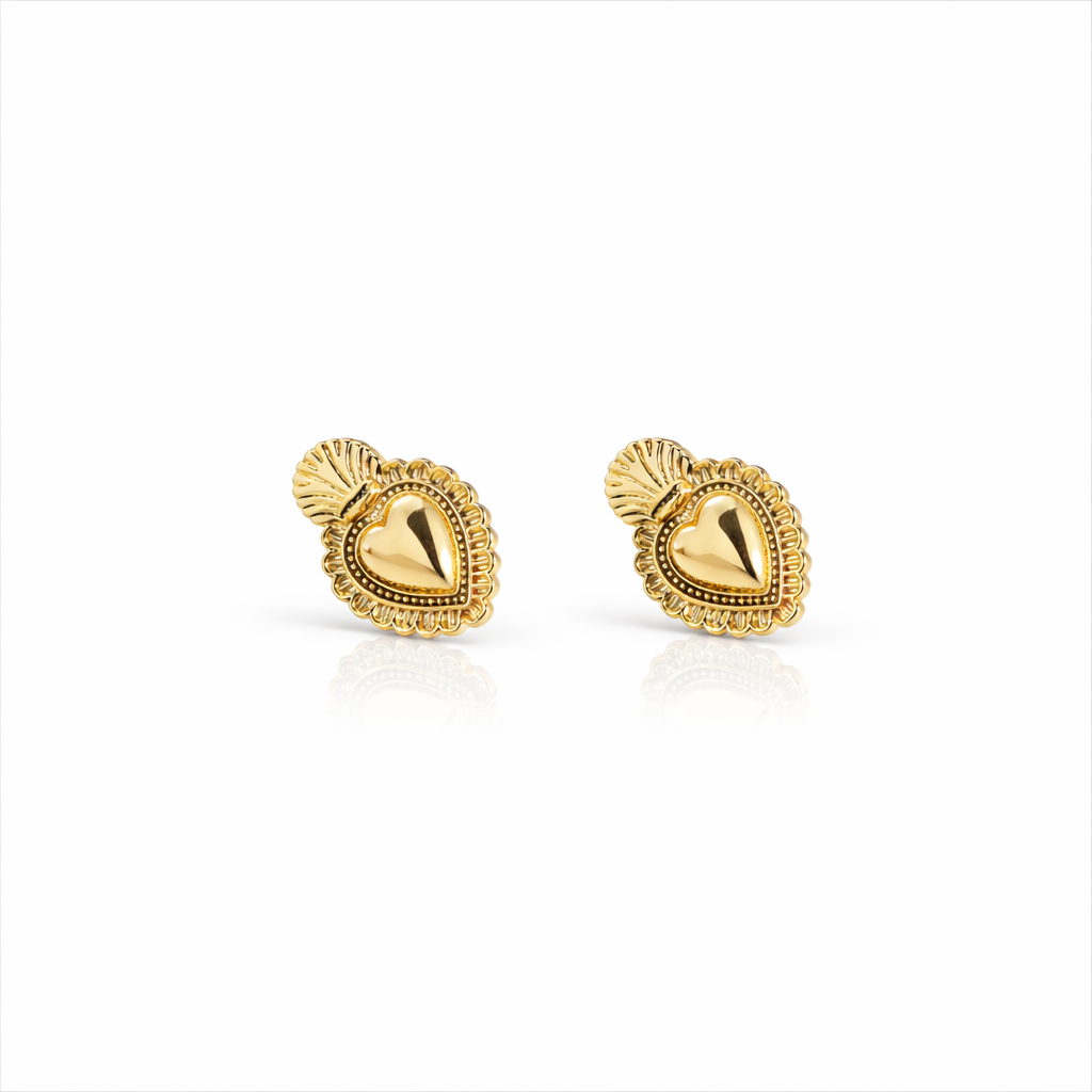 Corazon Sagrado Mini Earrings